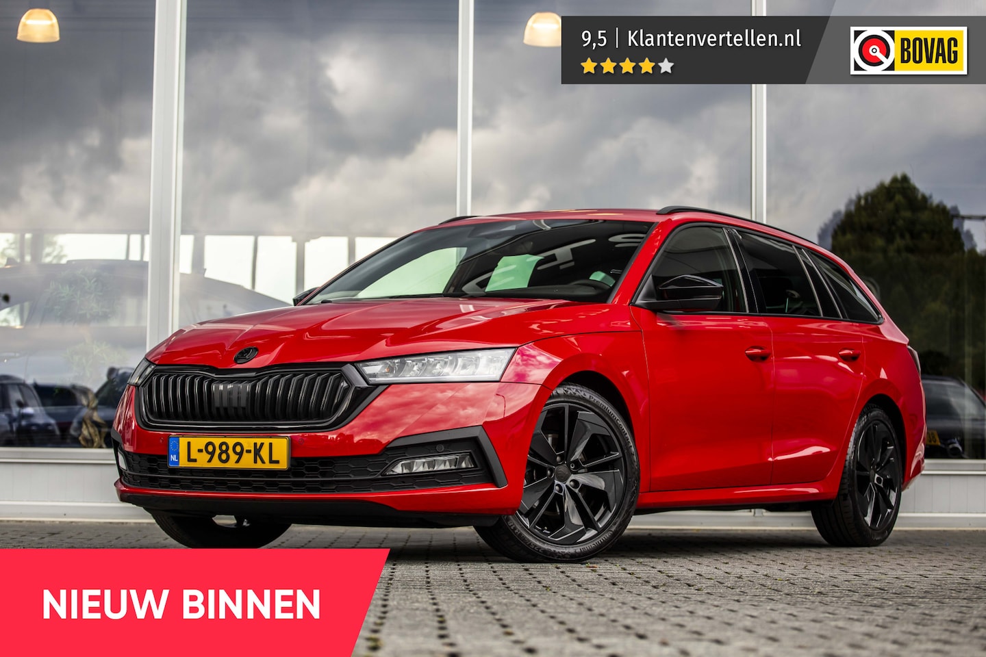 Skoda Octavia Combi - 1.0 TSI Sport Business | Trekhaak | LED | NL Auto - AutoWereld.nl