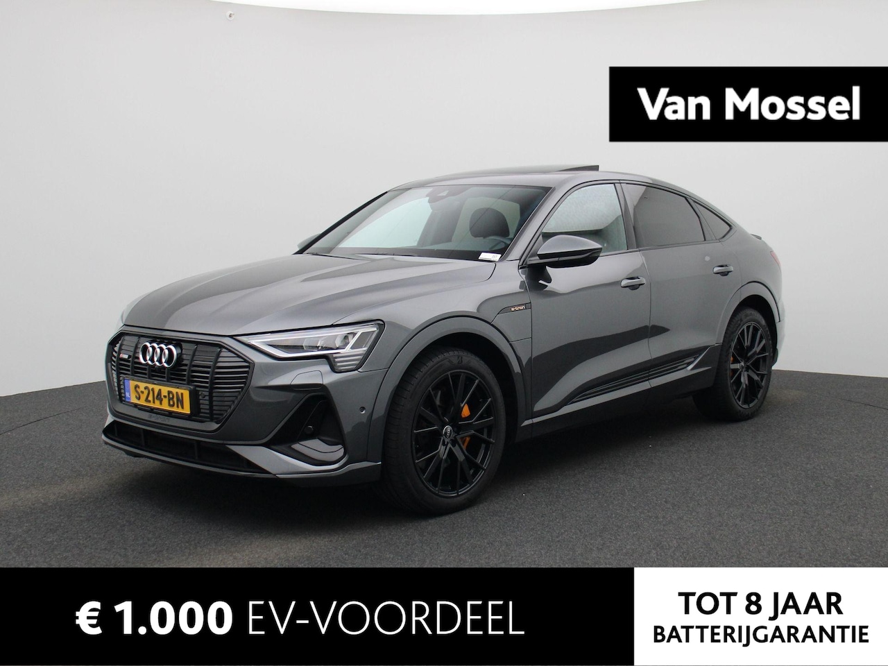Audi e-tron Sportback - 55 quattro S edition 95 kWh | PANO-SCHUIFDAK | 360 CAMERA | B&O | SPORTSTOELEN | LUCHTVERI - AutoWereld.nl