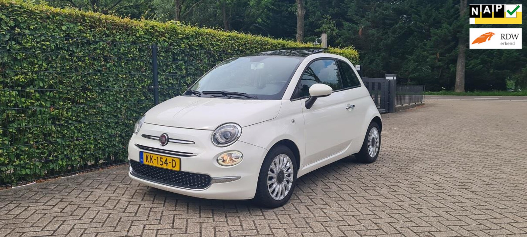 Fiat 500 - 0.9 TwinAir Turbo Lounge/Pano/Leder/Navi/Airco, etccccc - AutoWereld.nl