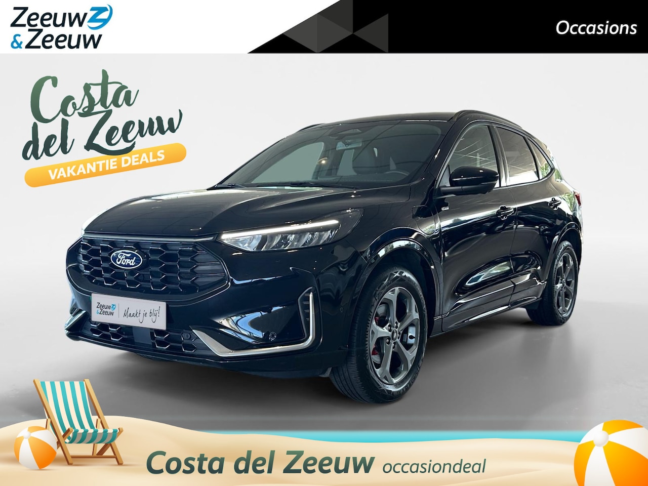 Ford Kuga - 2.5 PHEV ST-Line X | Dealer onderhouden | Automaat | Navigatie | Apple carplay & Android a - AutoWereld.nl