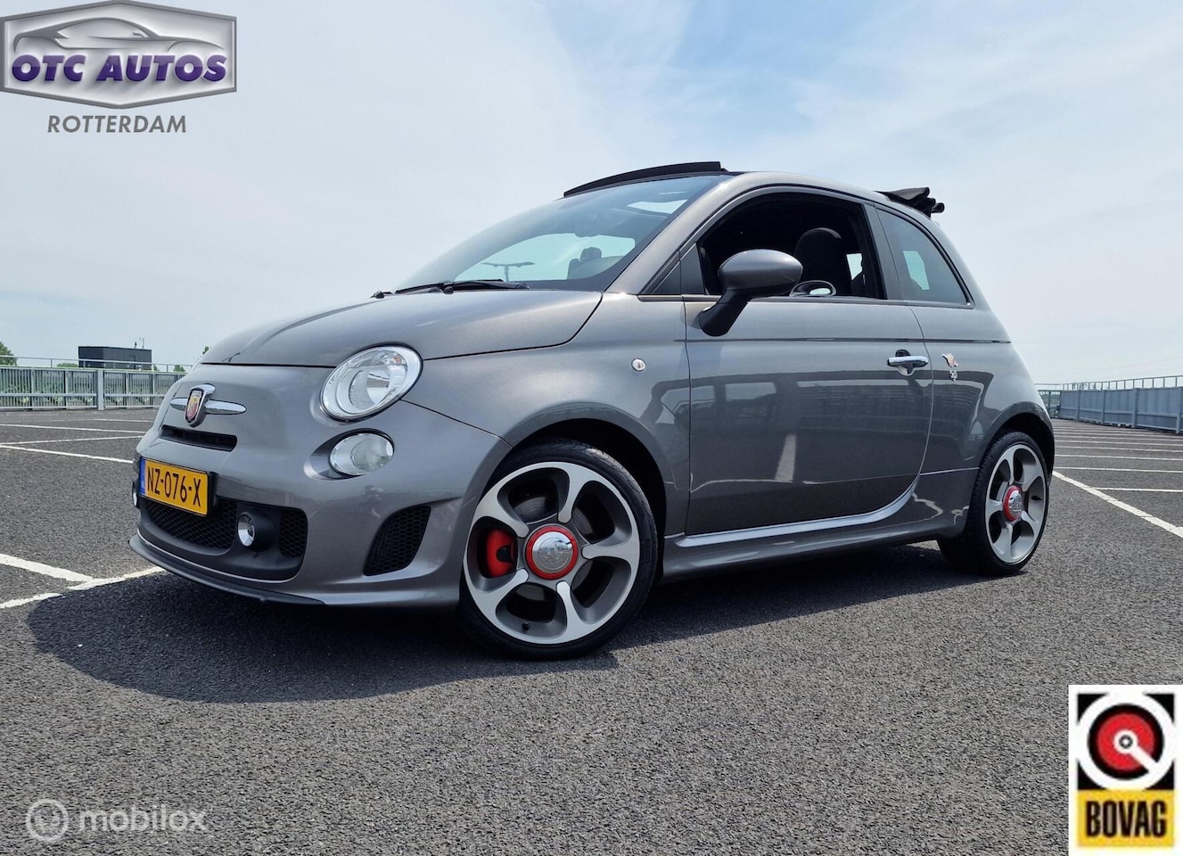 Abarth 595 - 1.4 T-Jet Cabrio NAVIGATIE - PARKEERSENSOREN - SPORT UITLAAT - LICHTMETALEN VELGEN - AutoWereld.nl