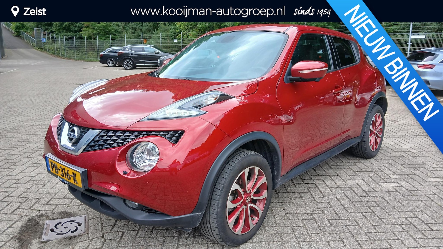 Nissan Juke - 1.6 N-Connecta AUTOMAAT |Navigatie | 360 Camera | Cruise control | Climate Control | - AutoWereld.nl