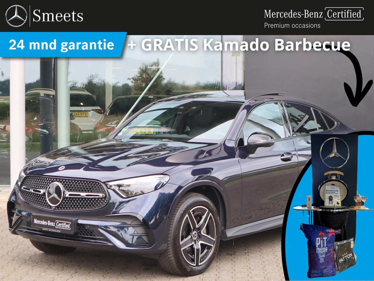 Mercedes-Benz GLC-klasse Coupé - 300e 4MATIC AMG Line Rondomzichtcamera | Climate Control | Panoramadak | Trekhaak | Head-u - AutoWereld.nl