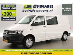 Volkswagen Transporter - 2.0 TDI L2H1 | Dubbele Cabine | 6 Persoons | Airco Cruise Carplay Navigatie Elektrpakket