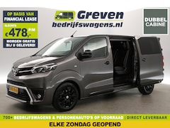 Toyota ProAce - 2.0 D-4D Black Line L3H1 | Dubbele Cabine | 6 Persoons | 177PK Automaat | Airco Cruise Car