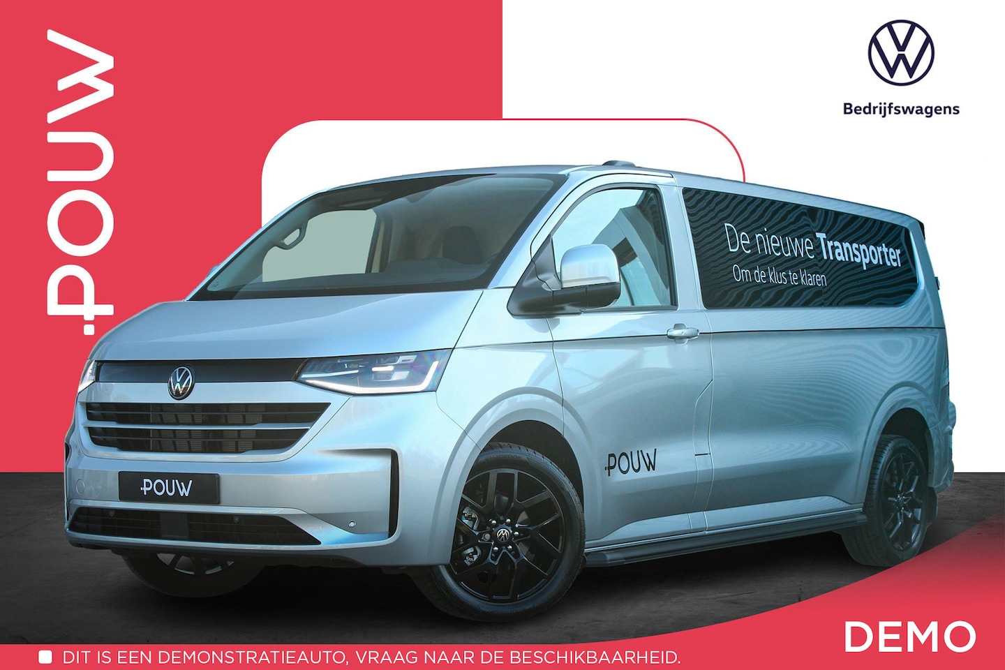 Volkswagen Transporter - 2.0 TDI 170pk AUT L2 30 Bulli | Camera | Adaptive Cruise | Alarm | Navigatie | 19" Velgen - AutoWereld.nl