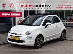 Fiat 500 C - 1.0 Hybrid|Carplay|Clima|PDC|als nieuw