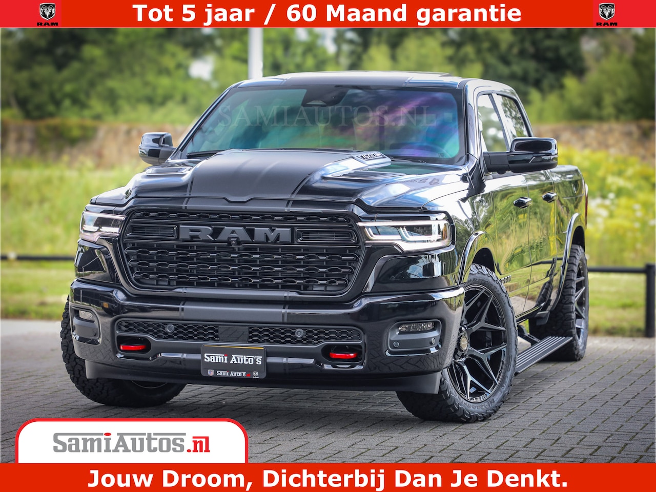 Dodge Ram 1500 - Limited Night H.O 540HP 706Nm | Massage + Full Option | De Meest Luxe en Volle Pick-Up in - AutoWereld.nl