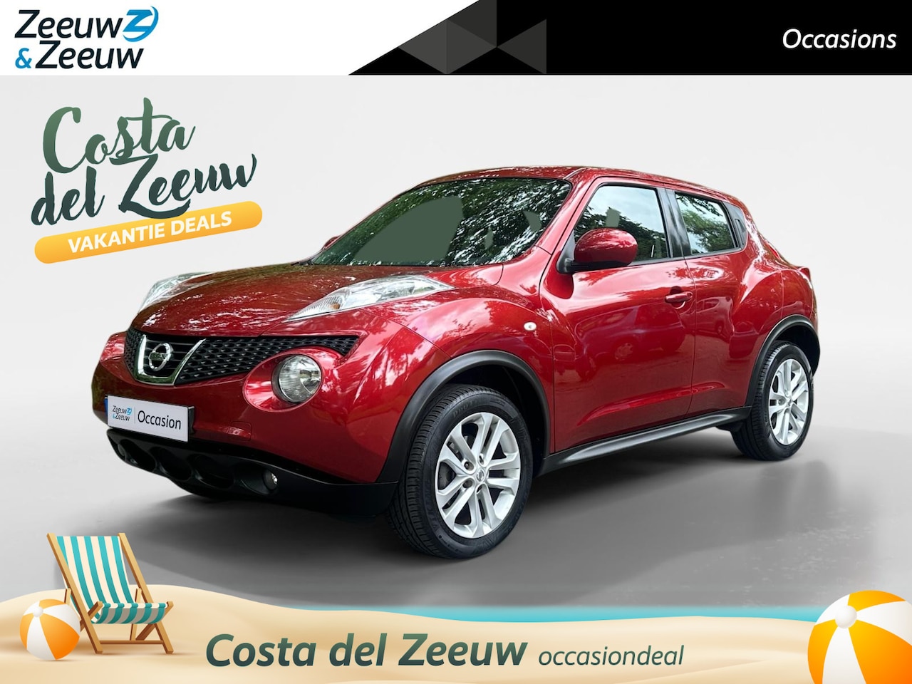 Nissan Juke - 1.6 Acenta | Trekhaak | Telefoon | Climate | Radio | Lichtmetalen Velgen | - AutoWereld.nl