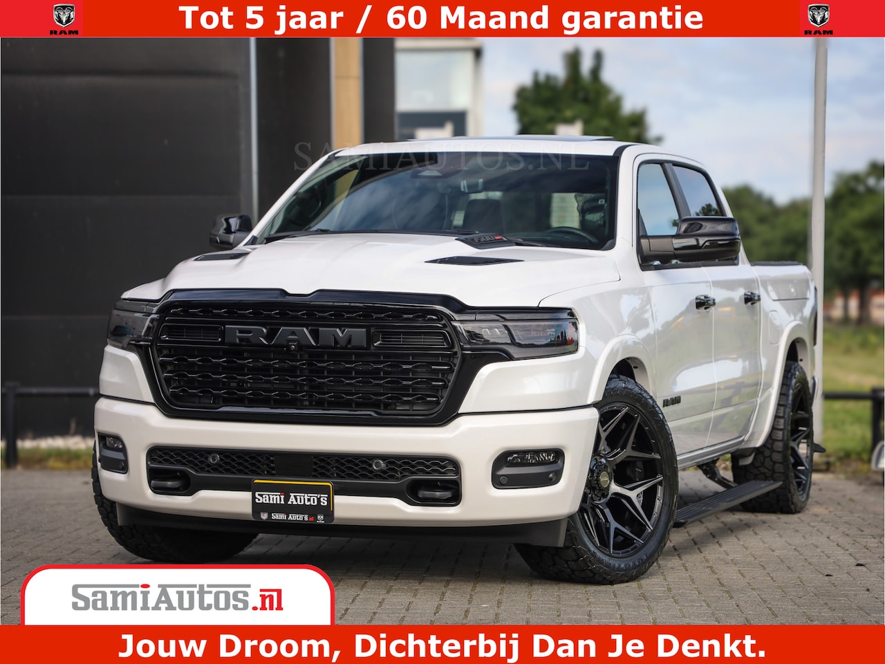 Dodge Ram 1500 - 1500 Limited Night High Output 540HP 706Nm | Massage + Full Option | De Meest Luxe en Voll - AutoWereld.nl