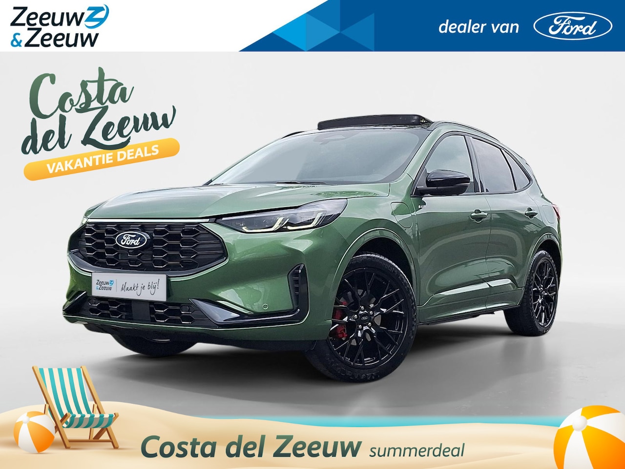 Ford Kuga - 2.5 PHEV ST-Line X | Black Pack | Winterpack | Matrix Ledkoplampen | Panoramadak | El. Tre - AutoWereld.nl