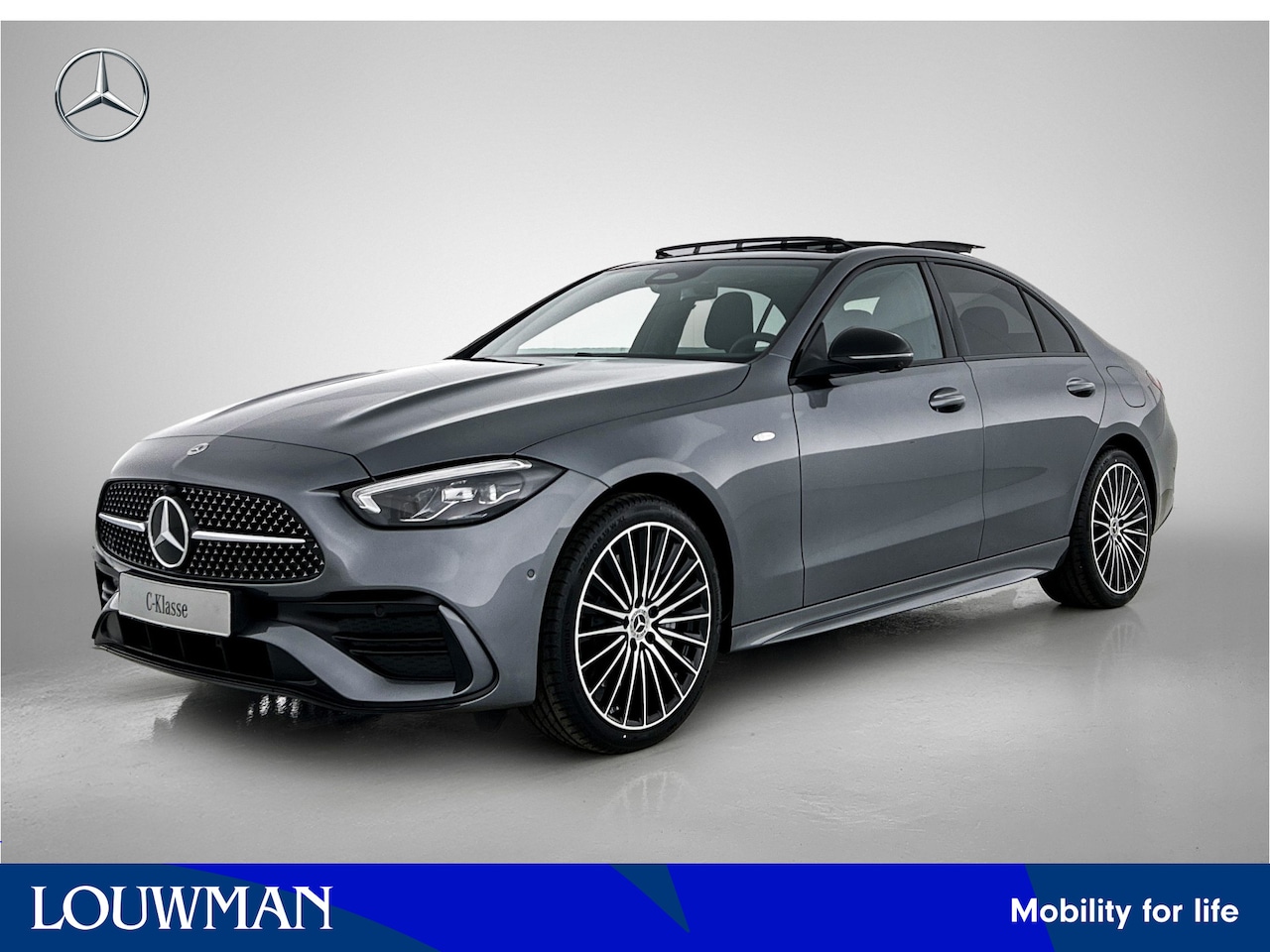 Mercedes-Benz C-klasse - 300 e Business Solution AMG | Trekhaak | Nightpakket | Parkeerpakket met achteruitrijcamer - AutoWereld.nl