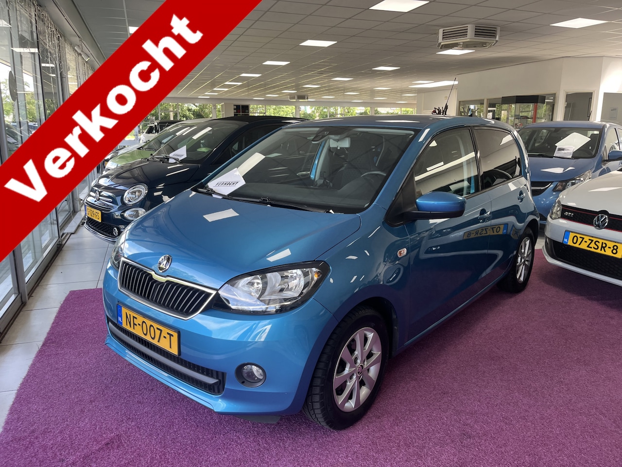 Skoda Citigo - 1.0 Greentech Ambition Airco Cruise Lmv Nap - AutoWereld.nl