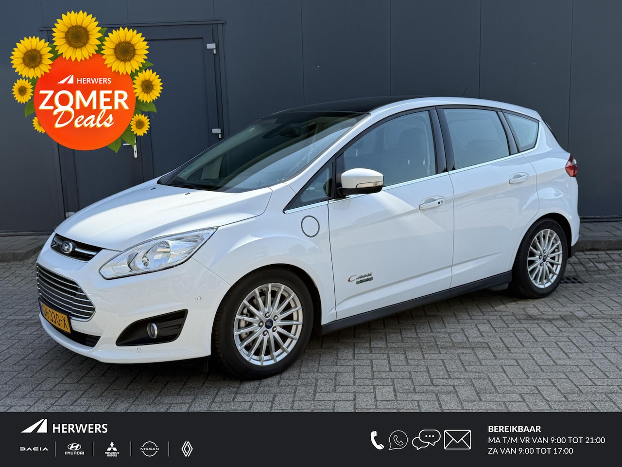 Ford C-Max - 2.0 Plug-in Hybrid Titanium Plus / Automaat / Navigatie / Camera / Leder / Cruise Control - AutoWereld.nl