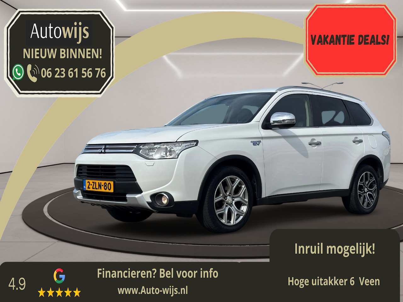 Mitsubishi Outlander - 2.0 PHEV Executive Edition X-Line|Trekhaak|DAB|Navi|Clima|NL AUTO - AutoWereld.nl