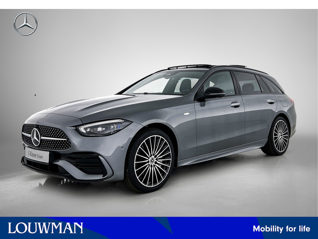 Mercedes-Benz C-klasse Estate - 300 e Business Solution AMG | Nightpakket | AMG Line Premium Plus | Parkeerpakket met 360° - AutoWereld.nl