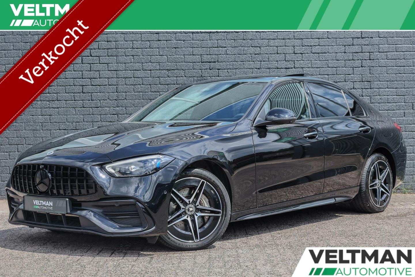Mercedes-Benz C-klasse - 300 e AMG Line PANO MEMORY DIGITAL LIGHT NIGHT - AutoWereld.nl