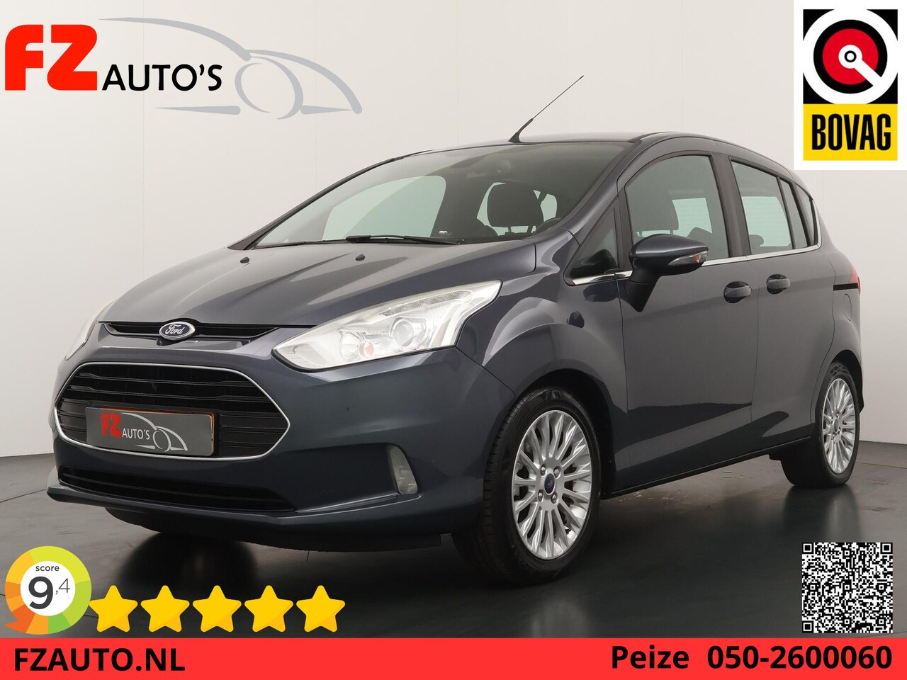 Ford B-Max - 1.0 EcoBoost Titanium - Hoge instap - Metallic - L.M Velgen - AutoWereld.nl