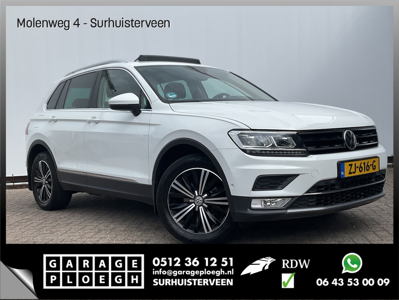 Volkswagen Tiguan - 2.0 TDI 150pk Aut7 Highline 4Motion Pano Trekhaak 4x4 Virtual Cock - AutoWereld.nl