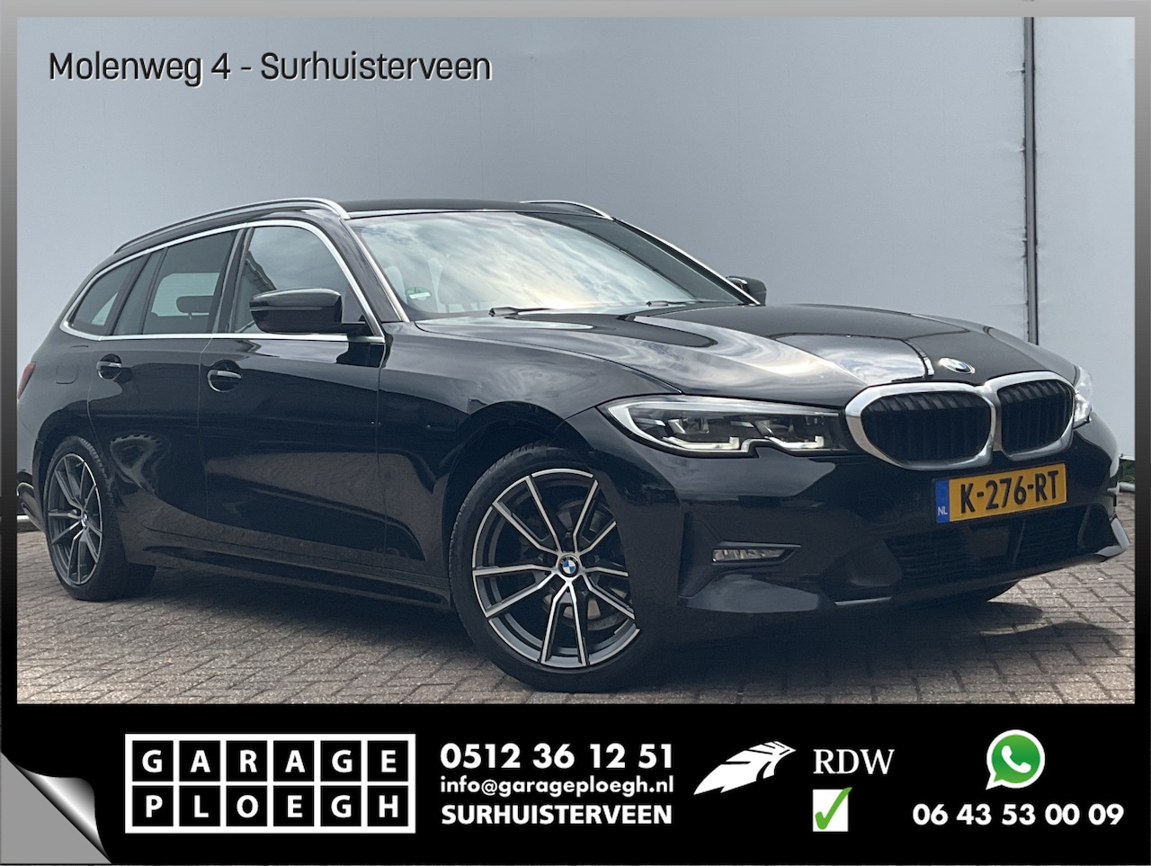 BMW 3-serie Touring - 318d High Executive Harman/Kardon Leder Carplay Led Facelift NL-Auto! - AutoWereld.nl