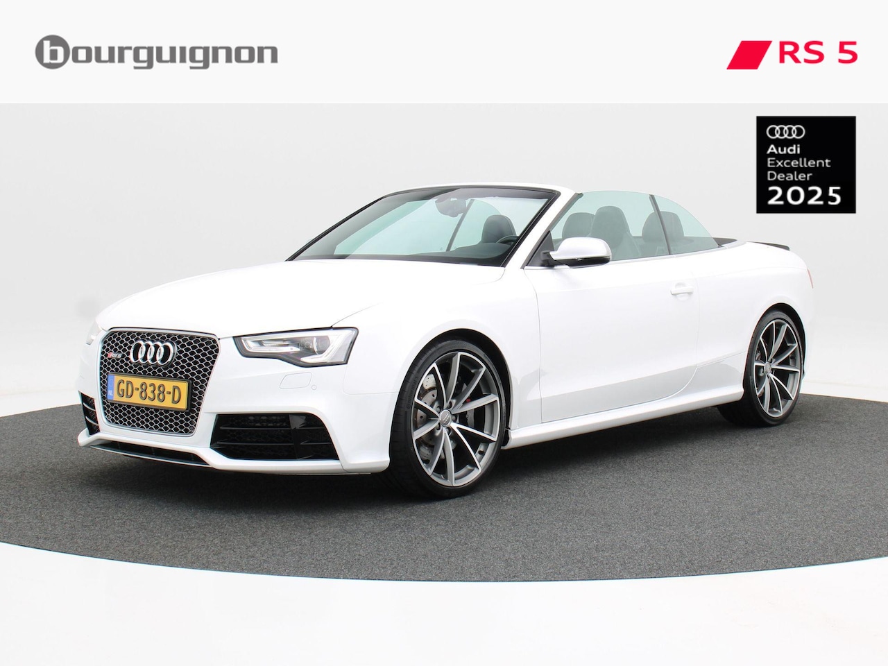 Audi RS5 - Cabriolet 4.2 FSi 450 Pk RS 5 quattro | Carbon Pakket | 20 Inch | Leder | Xenon | Keyless - AutoWereld.nl