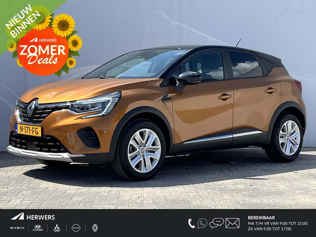 Renault Captur - 1.0 TCe 100 Zen / Navigatie full map / Apple Carplay & Android Auto / Parkeersensoren acht - AutoWereld.nl