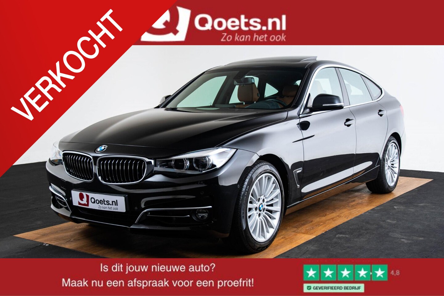 BMW 3-serie Gran Turismo - 320i High Executive Luxury Line - Trekhaak - Panoramadak - Achteruitrijcamera - Lichtpakke - AutoWereld.nl