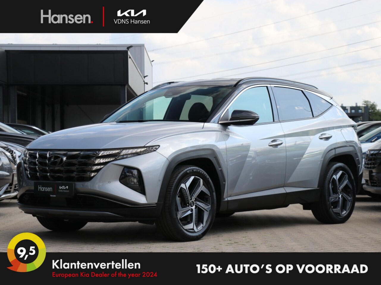 Hyundai Tucson - 1.6 T-GDI HEV Premium I Trekhaak I Leder I Krell I Navi - AutoWereld.nl