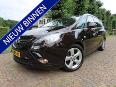 Opel Zafira Tourer - 1.4 Cosmo 7p. Ecc Cruisecontrol Navigatie Leer/Stof Achteruitrijcamera Panaoramadak Lm Vel