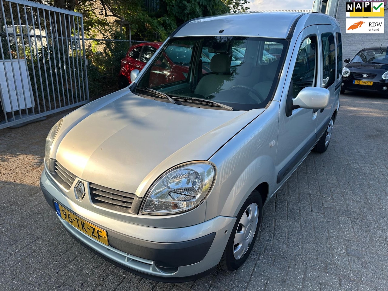 Renault Kangoo - 1.6-16V Expression Luxe 1.6-16V Expression Luxe, Airco, Nap, Apk 06/2026, 2x Schuifdeur! - AutoWereld.nl