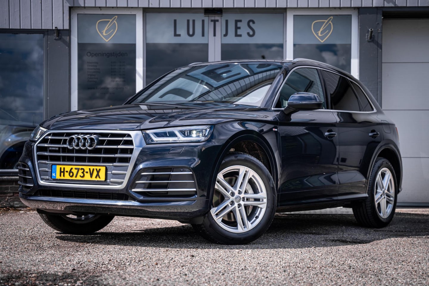 Audi Q5 - 50 TFSI-e quattro S-Line I Elek.trekhaak I Luchtvering I Sfeerverl. I 1e-eig. I NL-auto - AutoWereld.nl