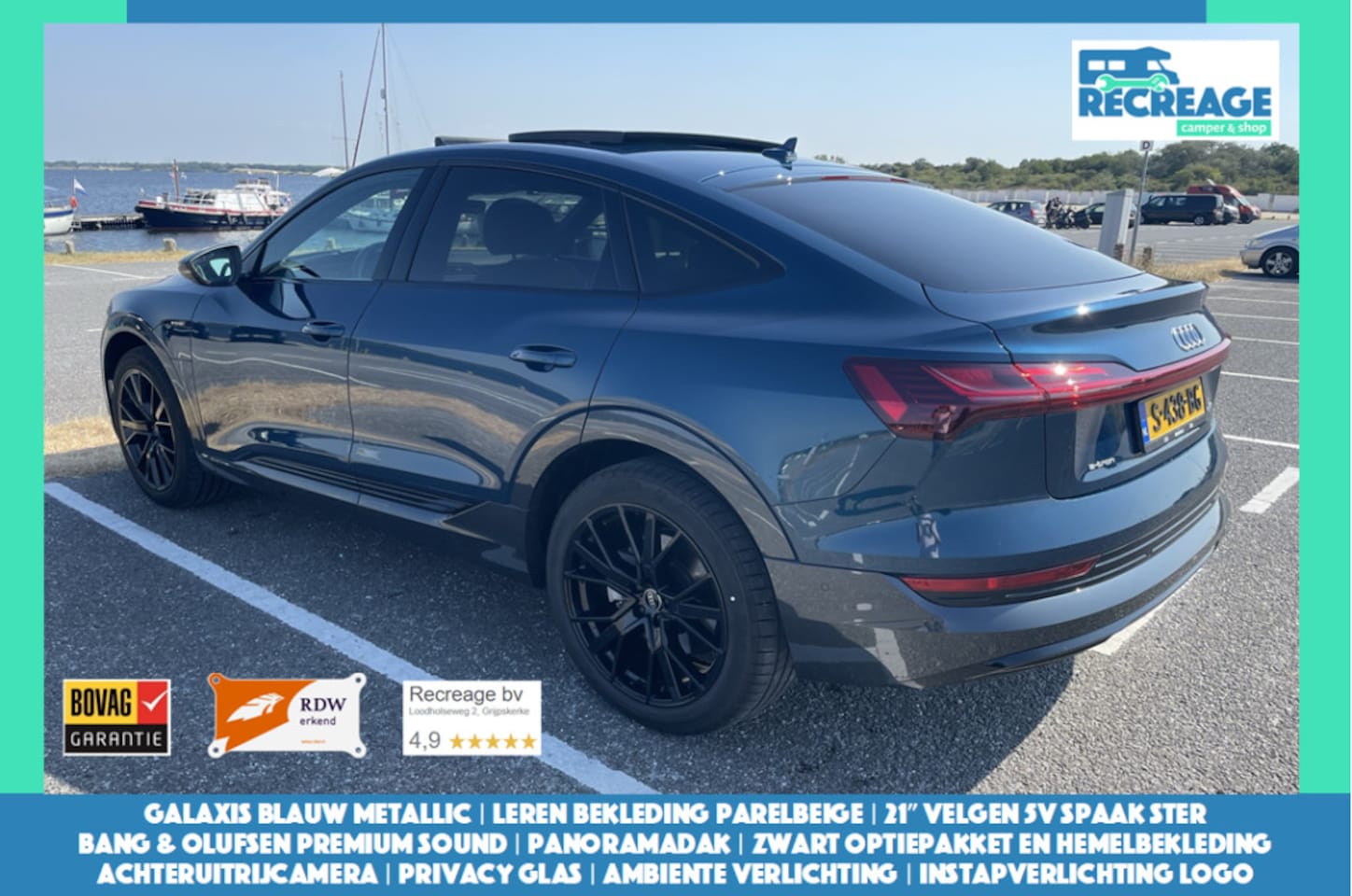 Audi e-tron Sportback - 55 BTW auto | quattro advanced edition plus | 408pk | vol opties | Bang & Olufsen | ambian - AutoWereld.nl