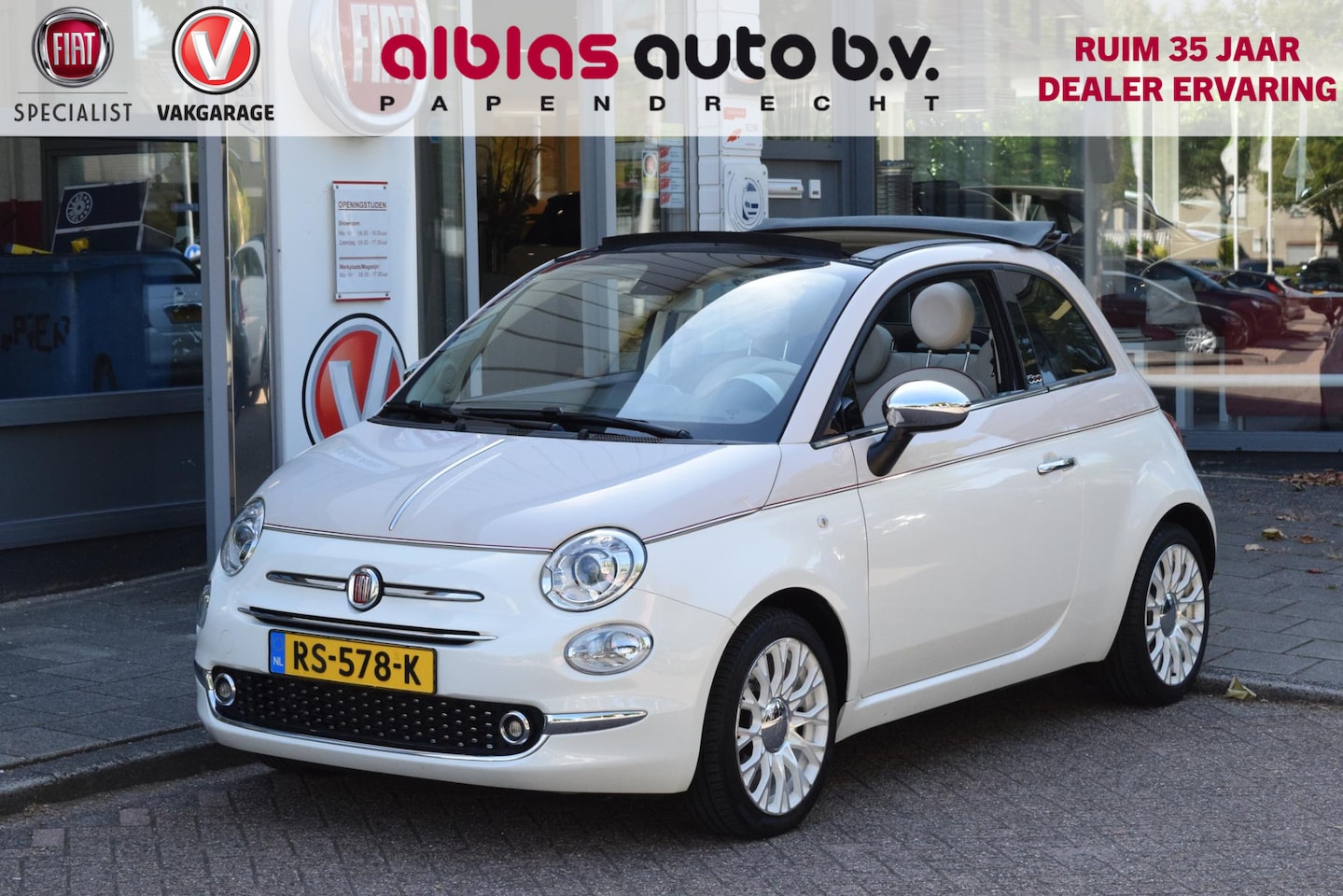 Fiat 500 C - 80pk|60th Anniversary limited edition|automaat! - AutoWereld.nl