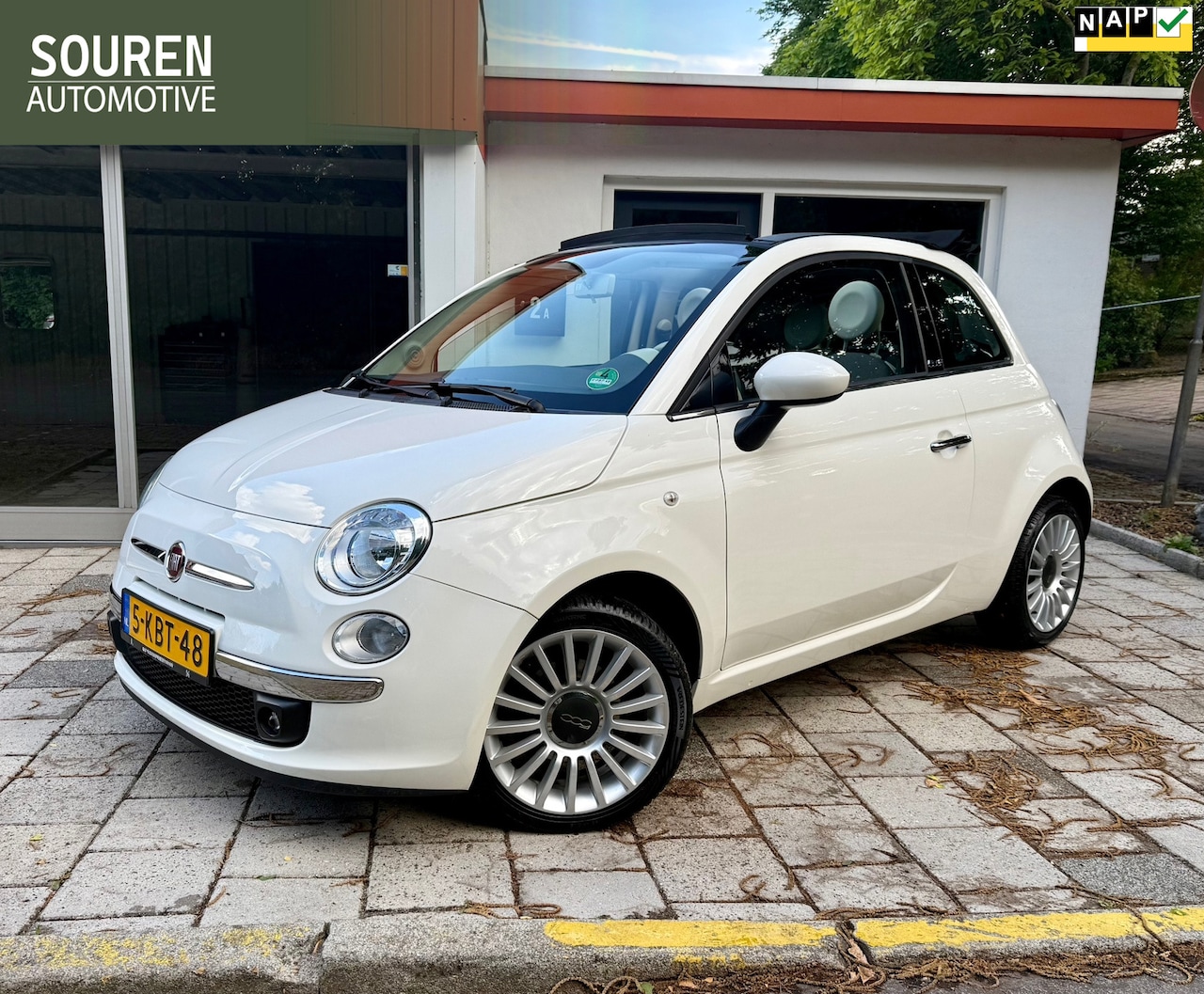 Fiat 500 C - 0.9 TwinAir Lounge Cabrio / Nieuwe APK / Automatische airco / Parkeersensoren - AutoWereld.nl