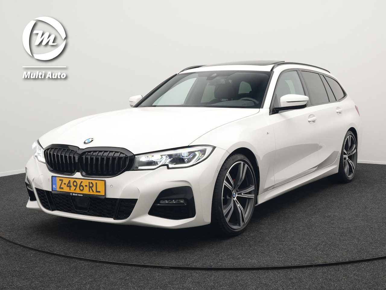 BMW 3-serie Touring - 320i M Sport Automaat 184 pk Dealer O.H. | Panodak | Adaptive Cruise | Laser LED | Adaptiv - AutoWereld.nl