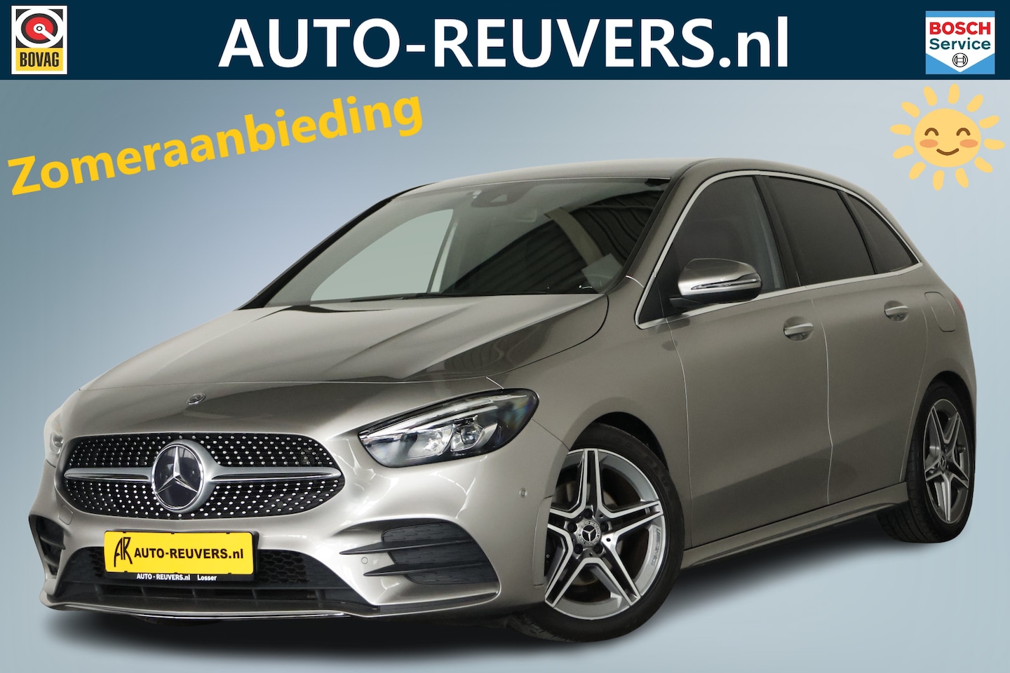 Mercedes-Benz B-klasse - 180 Business Solution AMG / LED / Navi / Cam / CarPlay / Leder-Alcantara - AutoWereld.nl
