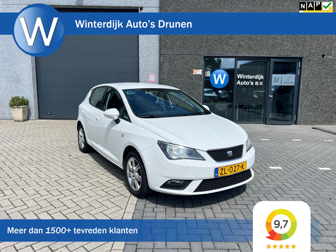 SEAT Ibiza - 1.2 Style Clima, Navi, Stoelverwarming, Bluetooth - AutoWereld.nl