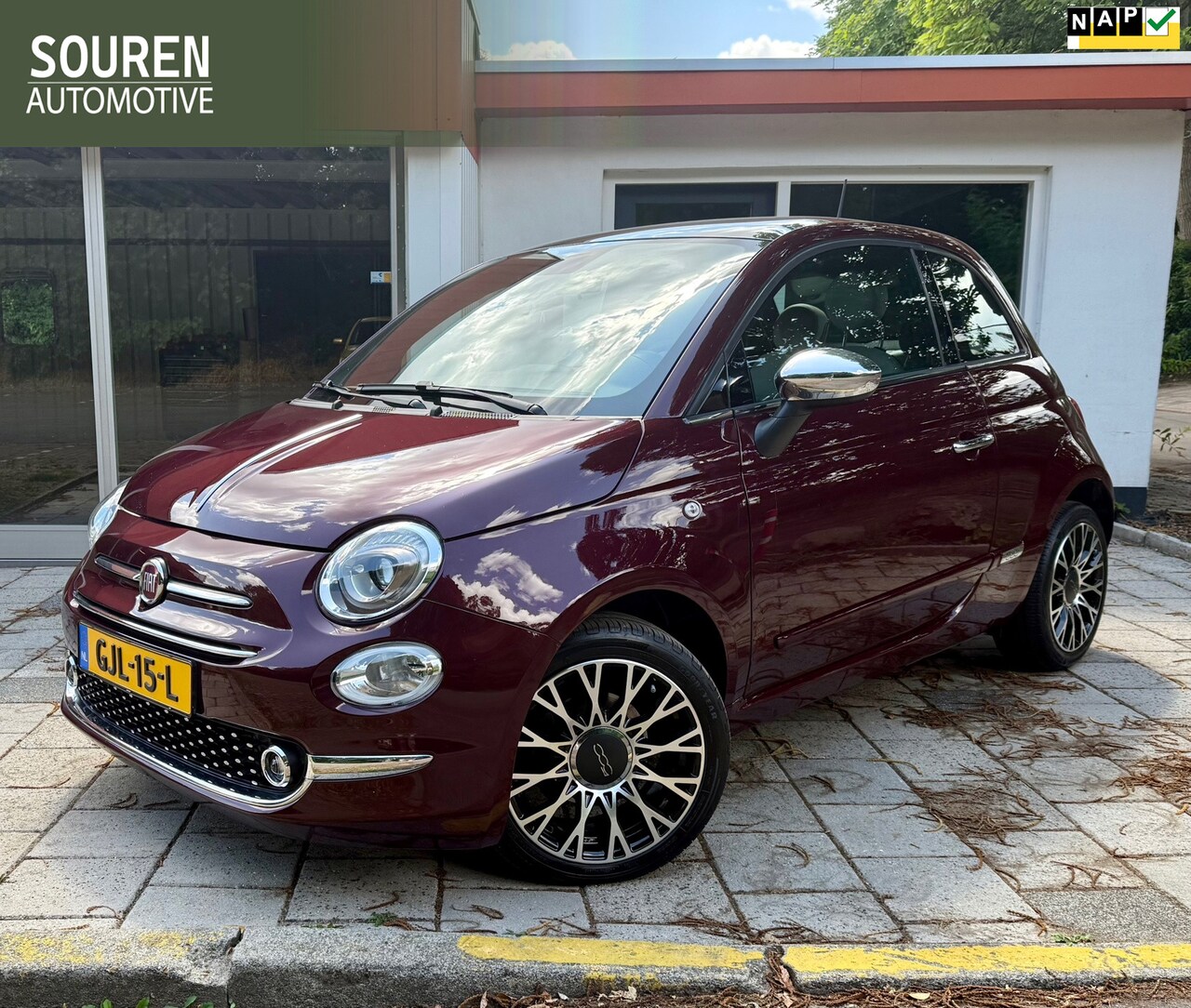 Fiat 500 - 1.2 Star / Climate / CarPlay / Cruise / 16'' inch / Panoramadak - AutoWereld.nl
