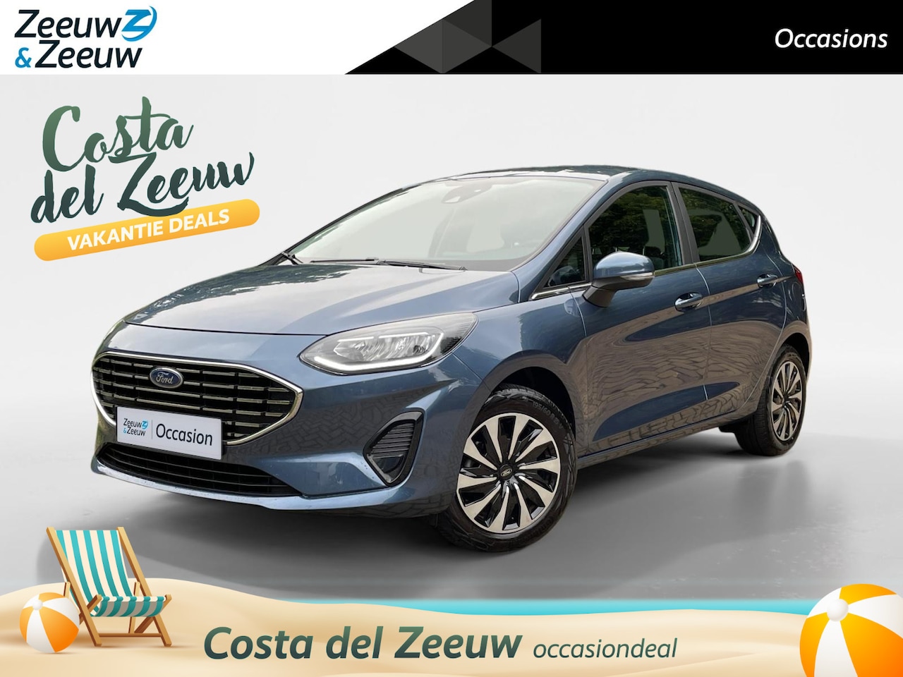 Ford Fiesta - 1.0 EcoBoost Hybrid Titanium 125PK | Apple Carplay/Android Auto | Climate Control | Parkee - AutoWereld.nl