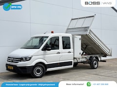 Volkswagen Crafter - 2.0 TDI 140PK Dubbele Cabine Kipper Airco Cruise Control Trekhaak Carplay Benne Tipper