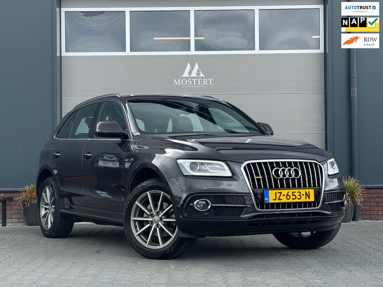 Audi Q5 - 2.0 TFSI/224pk quattro 2x S-Line Automaat|2016|Cruise|NAP|Stoelverw.|Trekhaak|Leder al |Xe - AutoWereld.nl