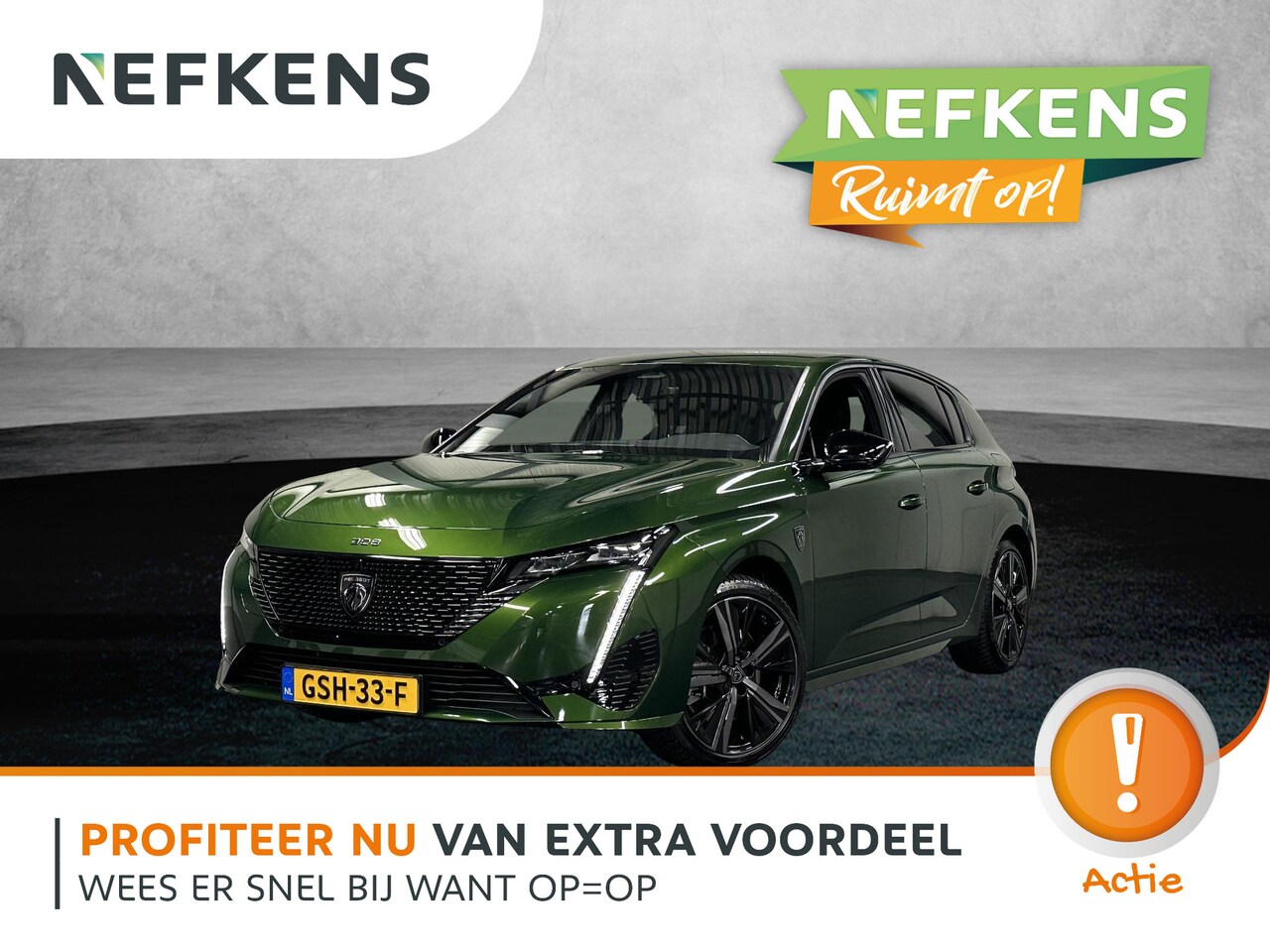 Peugeot 308 - 1.6 Plug-in Hybrid 225PK GT | AppleCarPlay/AndroidAuto | 18"LMV | AGR Stoel | Navigatie | - AutoWereld.nl