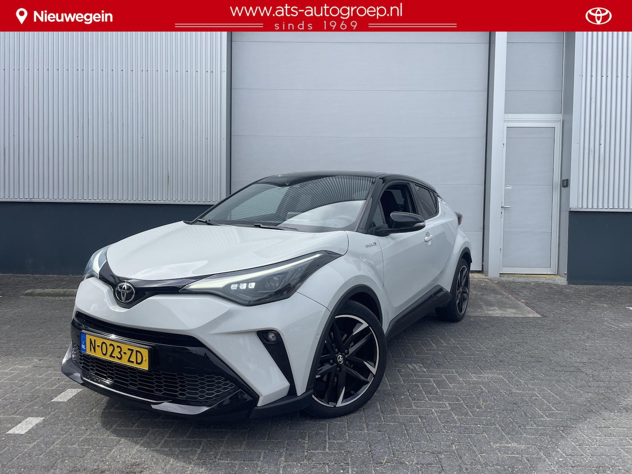 Toyota C-HR - 1.8 Hybrid GR-Sport | Bi-Tone parelmoer lak | Trekhaak (725kg trekgewicht) | Garantie t/m - AutoWereld.nl