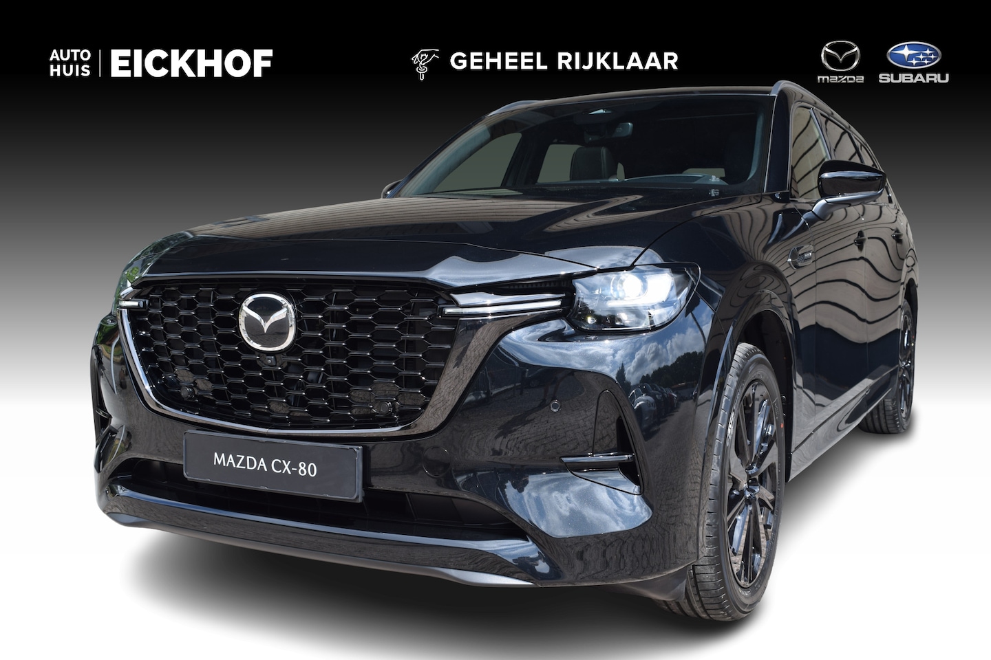 Mazda CX-80 - 2.5 e-SkyActiv PHEV Homura Plus - € 4.885,- instapvoordeel - AutoWereld.nl