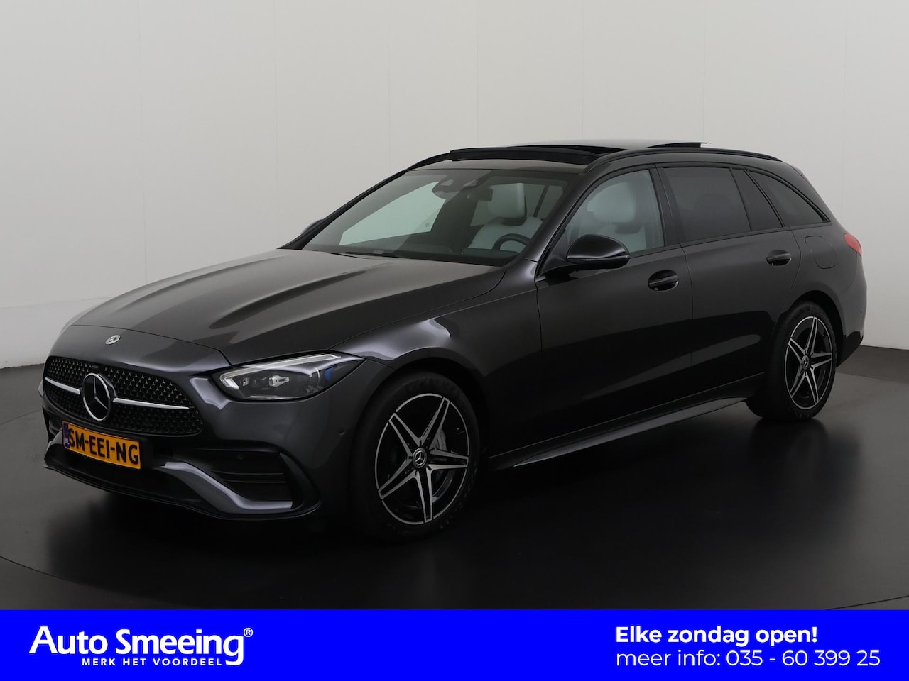 Mercedes-Benz C-klasse - 300e AMG Night | Trekhaak | Panoramadak | Laser LED | Zondag Open! - AutoWereld.nl