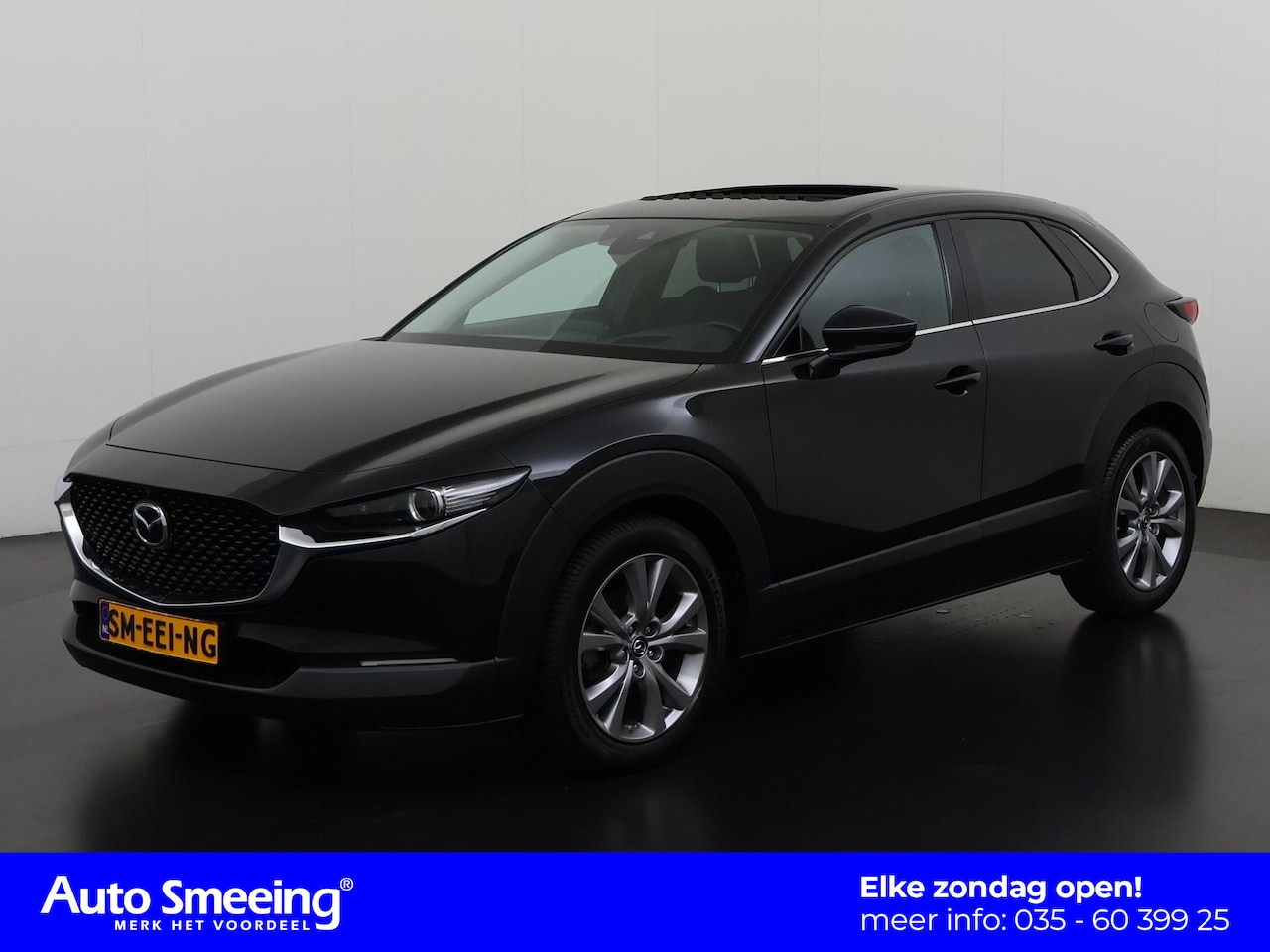 Mazda CX-30 - 2.0 e-SkyActiv-X M Hybrid Luxury | Schuifdak | Leder | Head Up | Memory Stoel | Zondag Ope - AutoWereld.nl