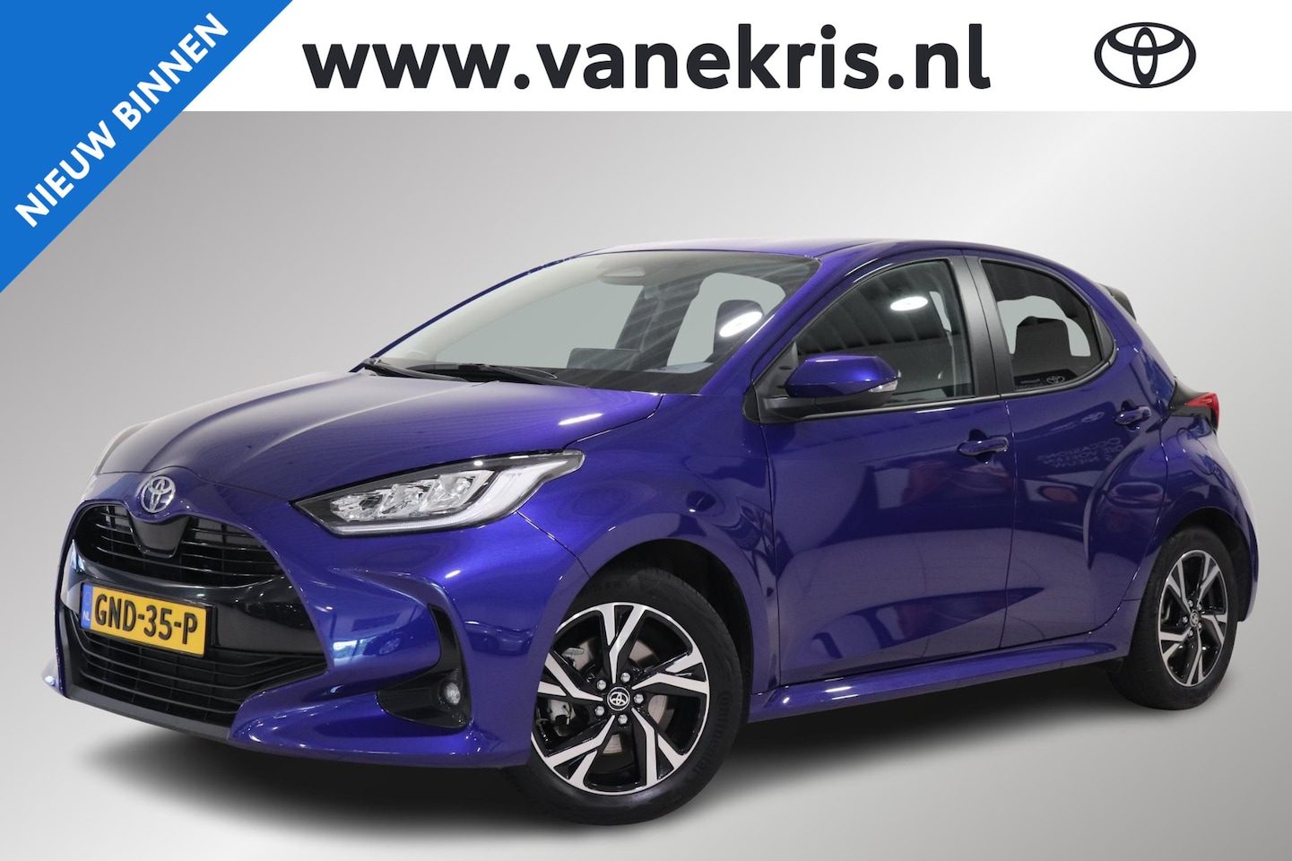 Toyota Yaris - 1.5 Hybrid 115 First Edition LM-velgen, Metallic lak, Adaptieve cruise control, Apple Carp - AutoWereld.nl