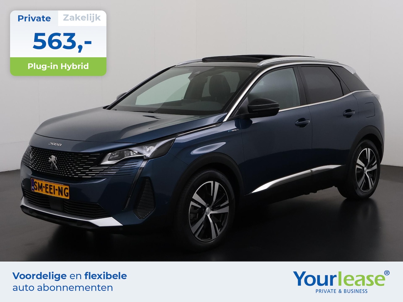 Peugeot 3008 - 1.6 HYbrid4 300 GT | All-in 563,- Private Lease | Zondag open! - AutoWereld.nl