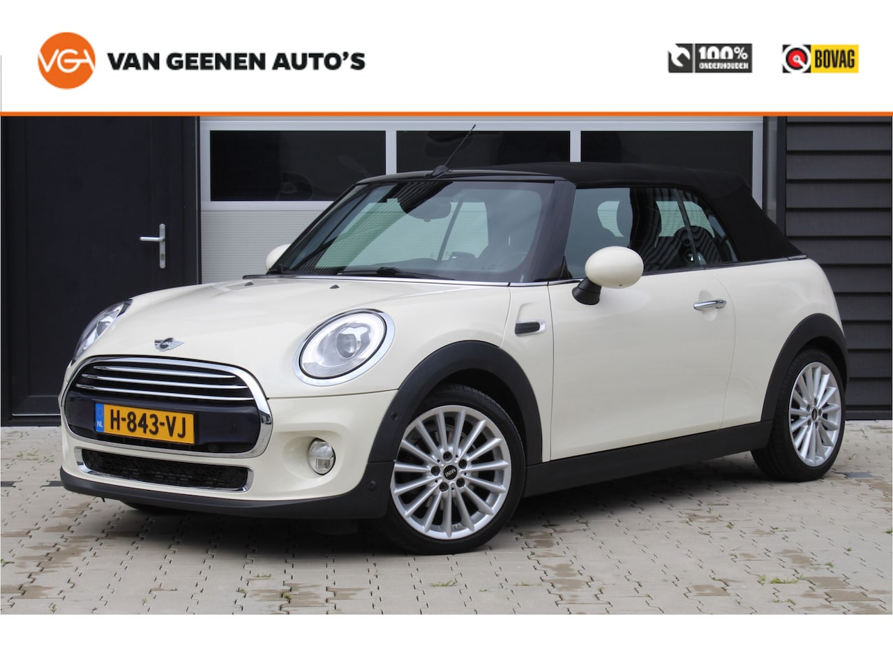 MINI Cabrio - 1.5 Cooper Serious Business | Automaat | Navi | LED | Stoelverwarming - AutoWereld.nl