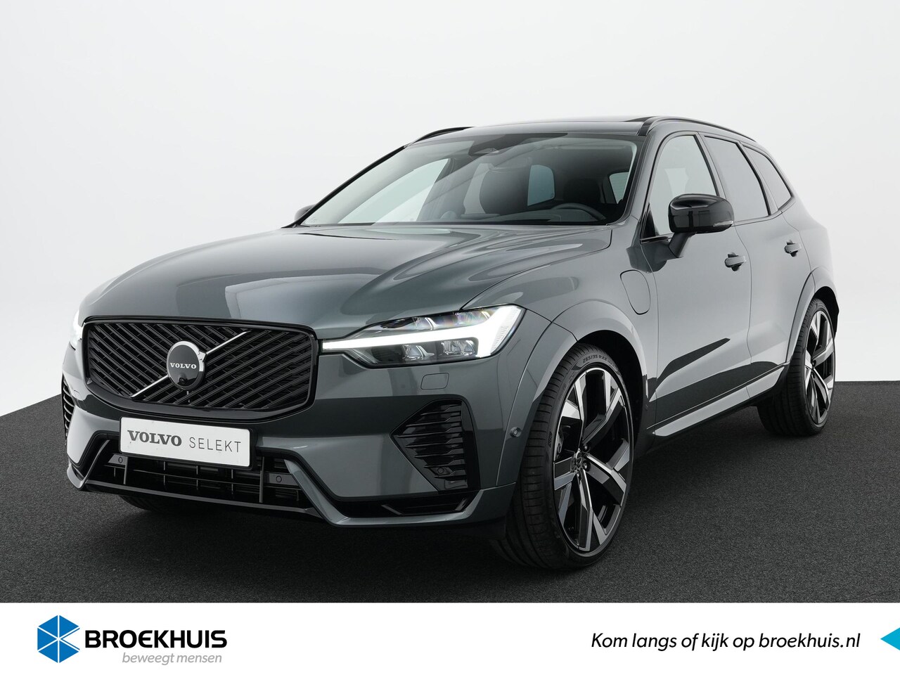 Volvo XC60 - 2.0 T6 Plug-in hybrid AWD Ultra Dark | Luchtvering | Bowers & Wilkins | Massage | Nappa | - AutoWereld.nl